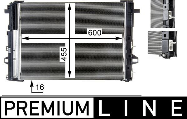 Kondensator, Klimaanlage MAHLE AC446000P