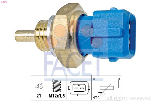 Sensor, Kühlmitteltemperatur FACET 7.3342