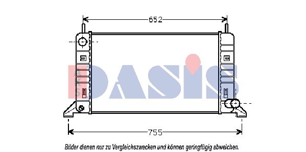 Kühler, Motorkühlung AKS DASIS 090032N