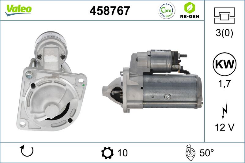 Starter VALEO 458767