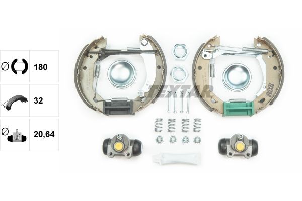 Bremsbackensatz TEXTAR 84031203