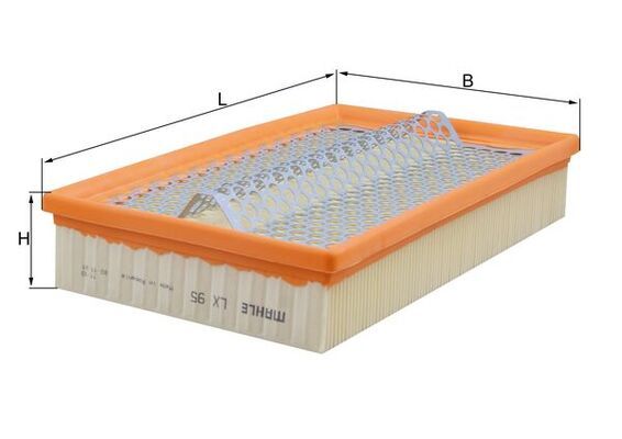 Luftfilter KNECHT LX 95