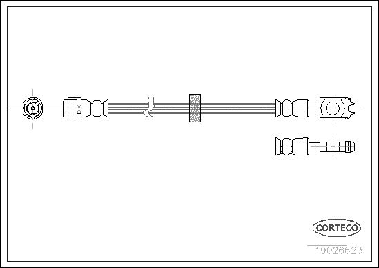 Bremsschlauch CORTECO 19026623