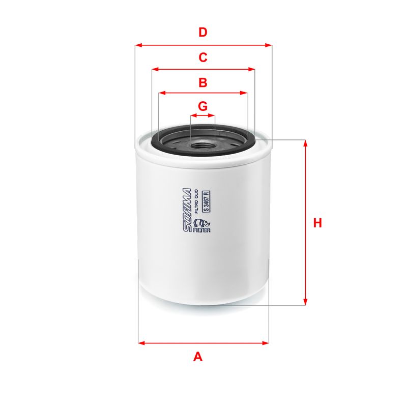 Ölfilter SOFIMA S 3467 R