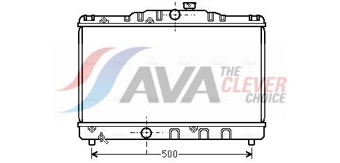 Kühler, Motorkühlung AVA QUALITY COOLING TO2115