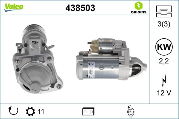 Starter VALEO 438503