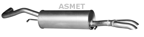 Endschalldämpfer ASMET 06.019