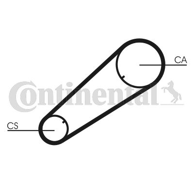 Zahnriemen CONTINENTAL CTAM ct1004