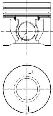 Kolben KOLBENSCHMIDT 40171610