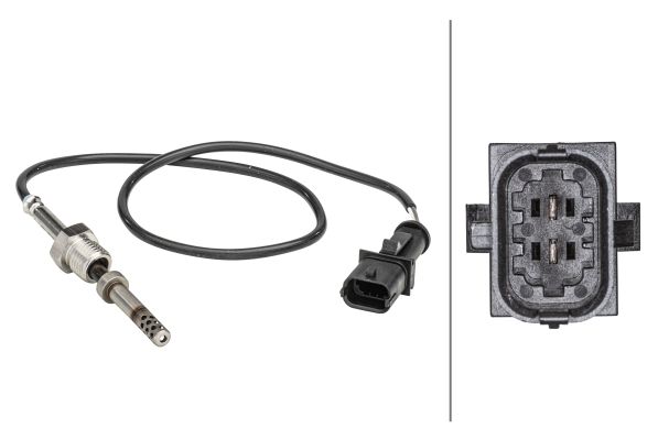 Sensor, Abgastemperatur HELLA 6PT358181-191