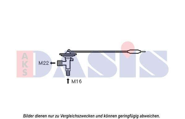 Expansionsventil, Klimaanlage AKS DASIS 840209N