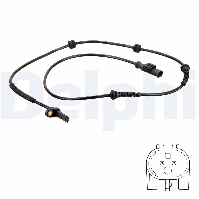 Sensor, Raddrehzahl DELPHI SS20634