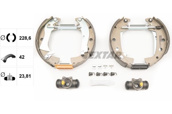 Bremsbackensatz TEXTAR 84000100