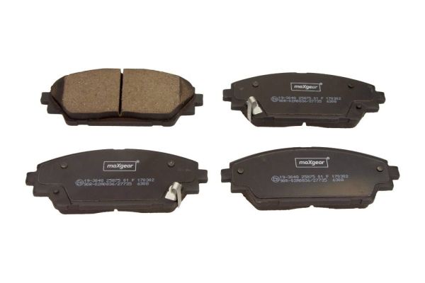 Bremsbelagsatz, Scheibenbremse MAXGEAR 19-3048