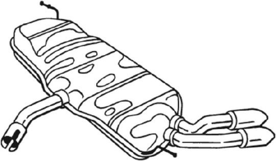 Endschalldämpfer BOSAL 233-493