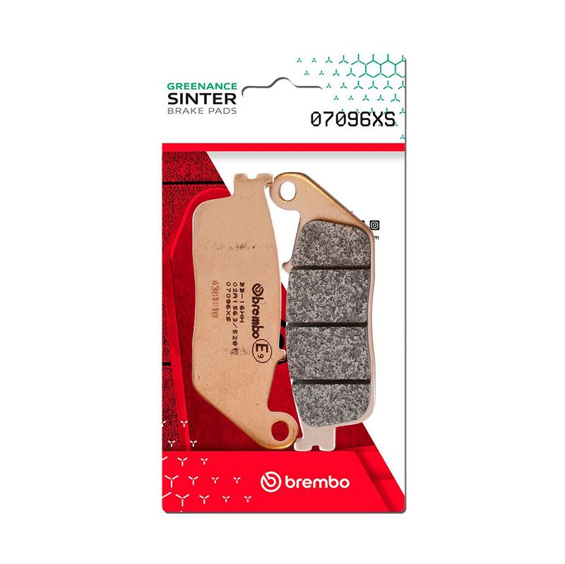 Bremsbelagsatz, Scheibenbremse BREMBO 07096XS