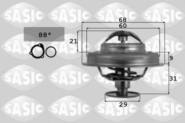 Thermostat, Kühlmittel SASIC 4000359
