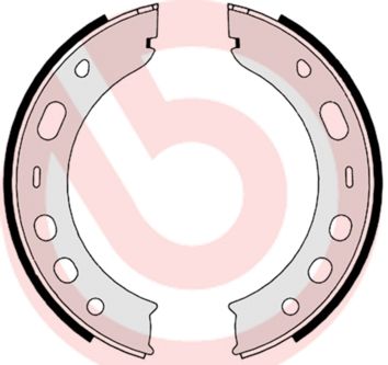 Bremsbackensatz, Feststellbremse BREMBO S 65 503