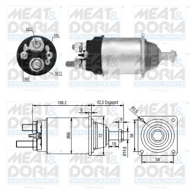Magnetschalter, Starter MEAT & DORIA 46254
