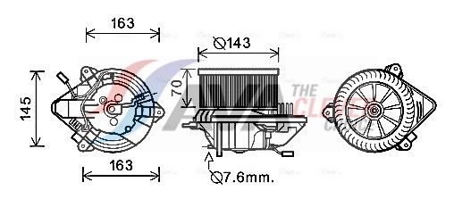 Innenraumgebläse AVA QUALITY COOLING CN8508
