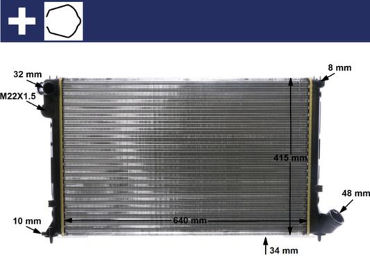 Kühler, Motorkühlung MAHLE CR594000S
