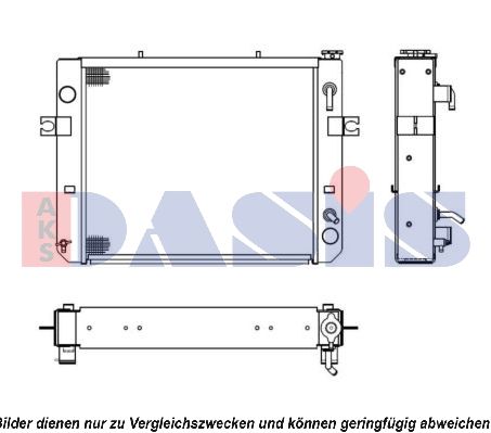Kühler, Motorkühlung AKS DASIS 430027N