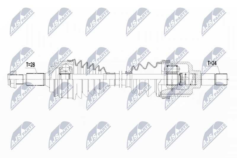 Antriebswelle NTY NPW-PE-023