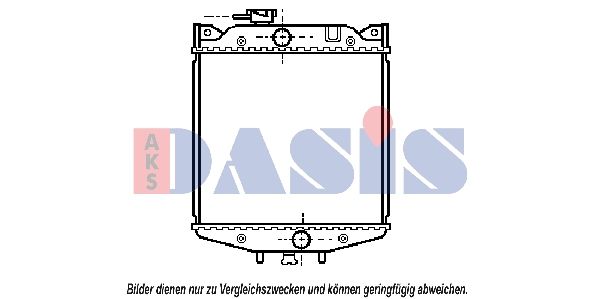 Kühler, Motorkühlung AKS DASIS 360014N