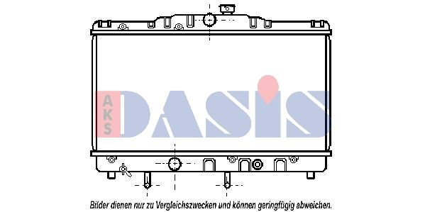 Kühler, Motorkühlung AKS DASIS 211510N