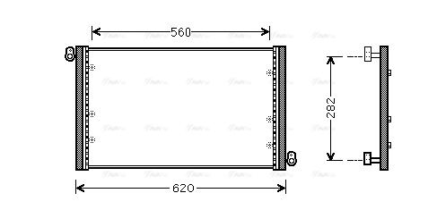 Kondensator, Klimaanlage AVA QUALITY COOLING ft5272