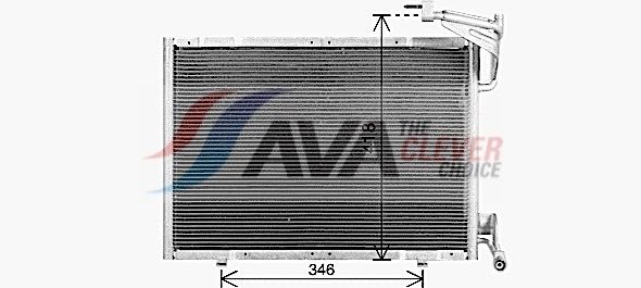 Kondensator, Klimaanlage AVA QUALITY COOLING FD5695