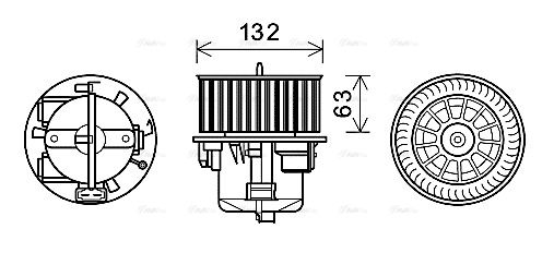 Innenraumgebläse AVA QUALITY COOLING vo8179