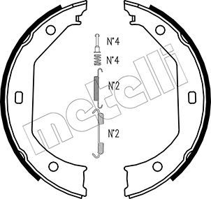 Bremsbackensatz, Feststellbremse METELLI 53-0017K