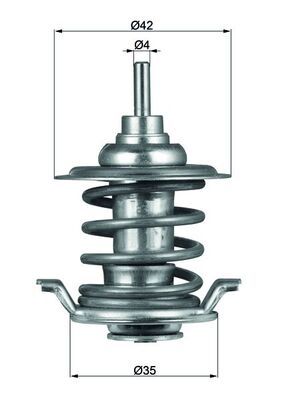 Thermostat, Kühlmittel MAHLE TX 59 83