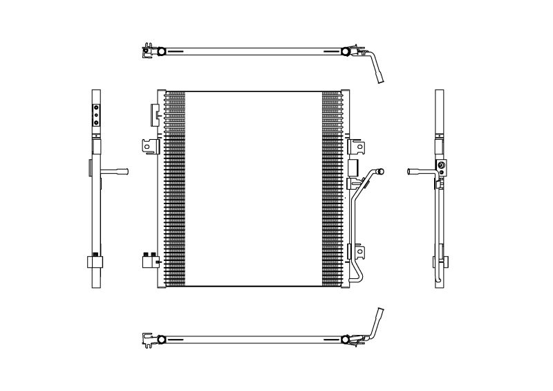 Kondensator, Klimaanlage NRF 350188