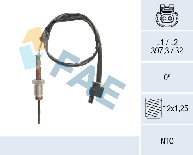 Sensor, Abgastemperatur FAE 68607