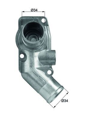 Thermostat, Kühlmittel MAHLE TI5092D
