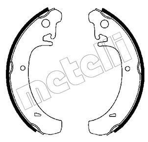 Bremsbackensatz METELLI 53-0456