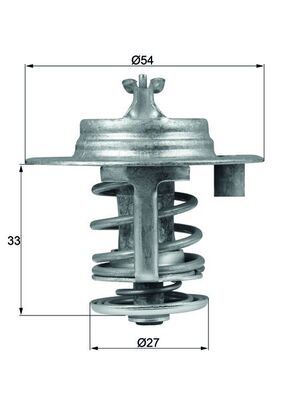 Thermostat, Kühlmittel MAHLE TX9583D