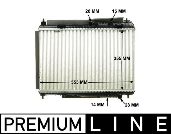 Kühler, Motorkühlung MAHLE CR1135000P