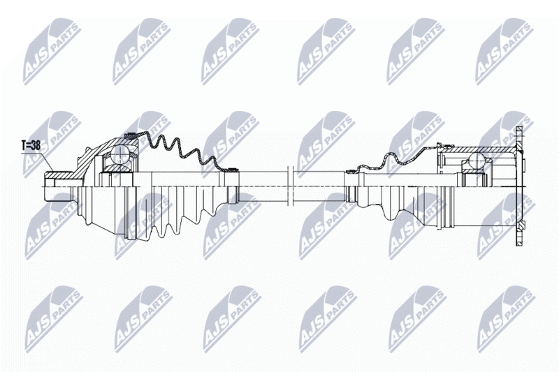 Antriebswelle NTY NPW-AU-023
