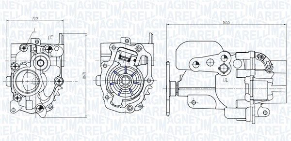 Ölpumpe MAGNETI MARELLI 351516000055