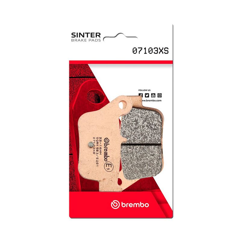 Bremsbelagsatz, Scheibenbremse BREMBO 07103XS