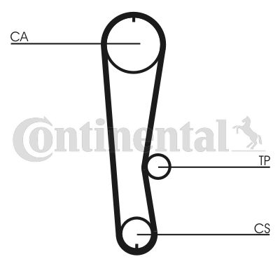 Zahnriemen CONTINENTAL CTAM ct936