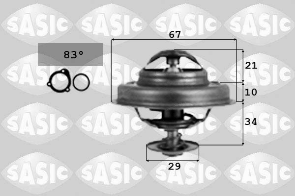 Thermostat, Kühlmittel SASIC 4000368