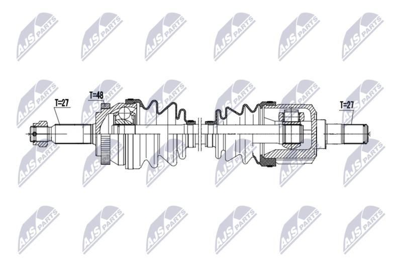 Antriebswelle (Gelenkwelle) NTY NPW-HY-651