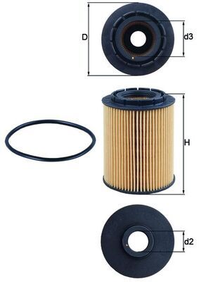 Ölfilter KNECHT OX 160D