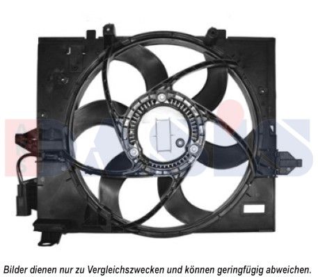 Lüfter, Klimakondensator AKS DASIS 058027N