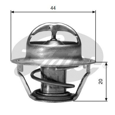 Thermostat, Kühlmittel GATES th03088g1