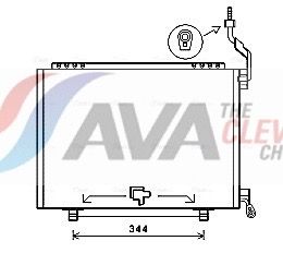 Kondensator, Klimaanlage AVA QUALITY COOLING FD5610